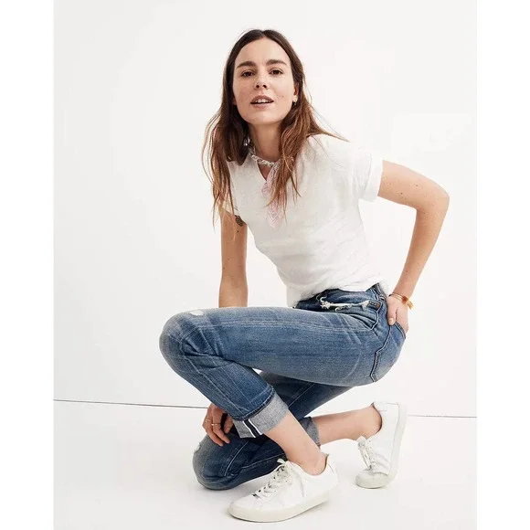 Madewell Straight-Leg Jeans in Cloverdale: Selvedge Edition NWT 27 - Picture 4 of 10